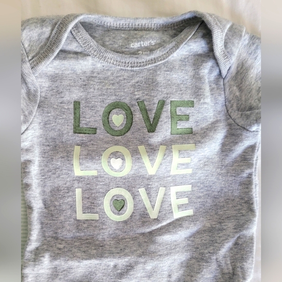 5 Baby Onesies and One Pants - Picture 3 of 7